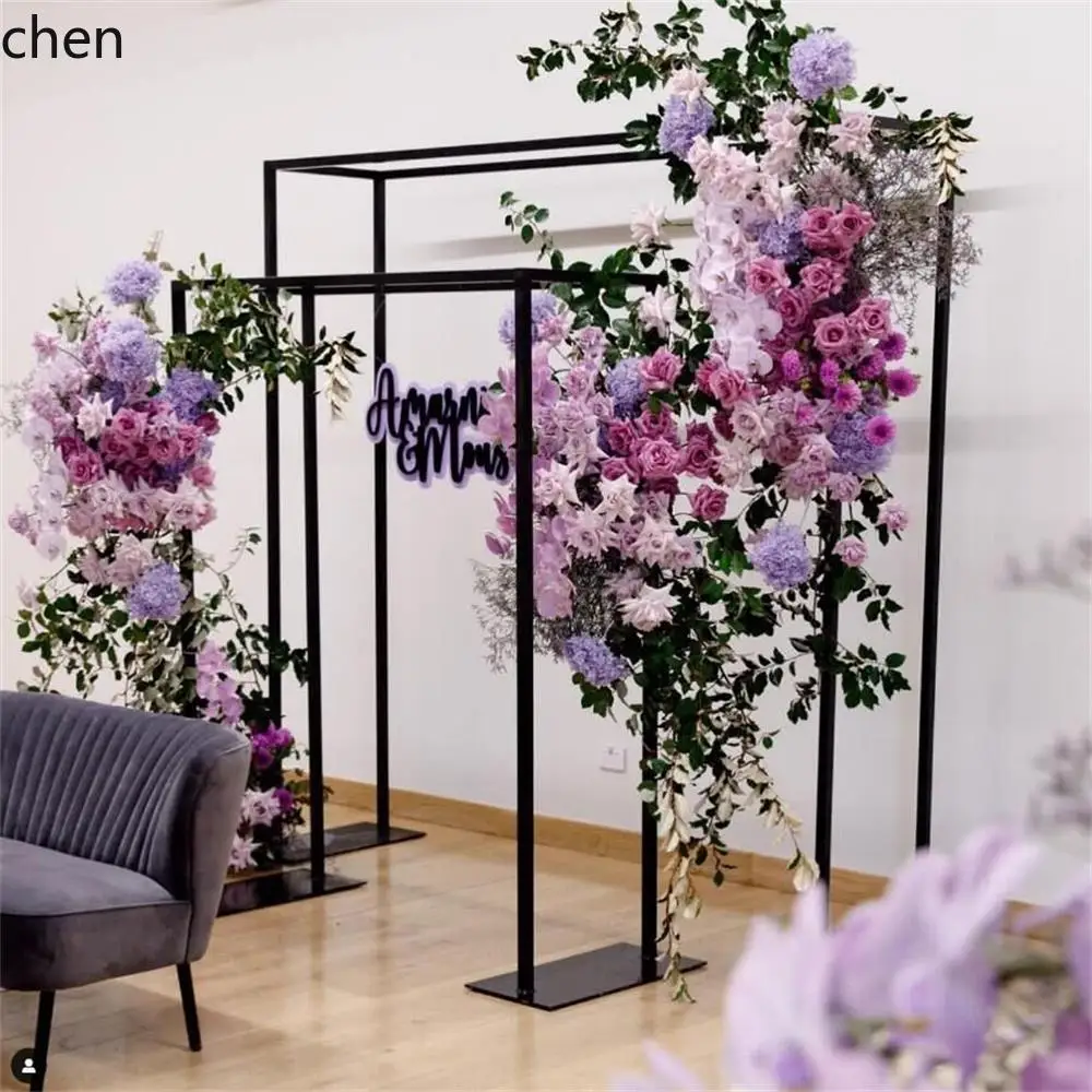 PYH Painted Iron Black Art Background Frame Wedding Arch Check-in Background Flower Wall Detachable
PYH Painted Iron Black Art Background Frame Wedding Arch Check-in Background Flower Wall Detachable