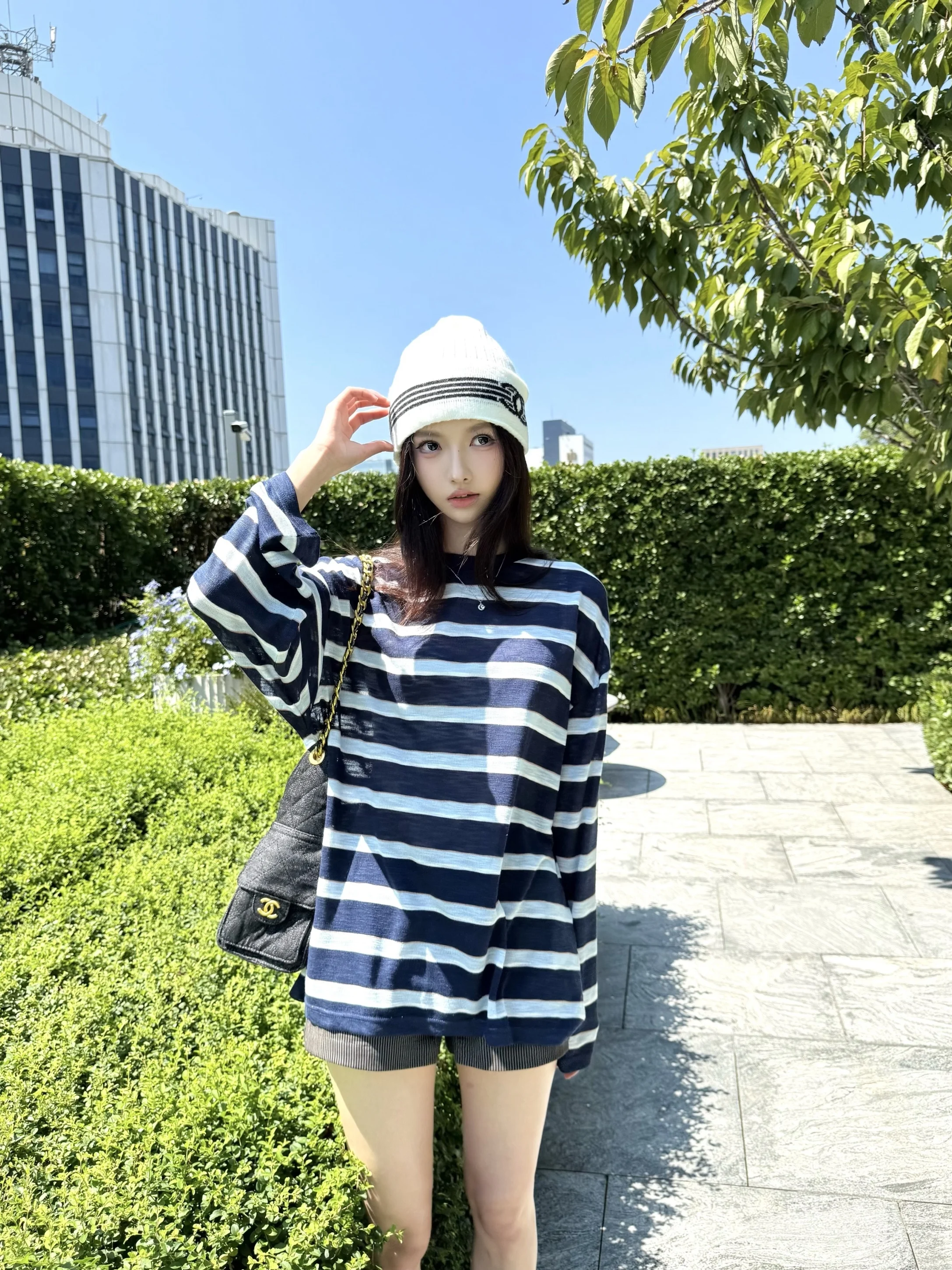 Nemowu Color Blo Stripe Faion Casual Loose ape Women's Cotton T-irt Bell Island Loose Cotton Top for Girls
Nemowu Color Blo Stripe Faion Casual Loose ape Women's Cotton T-irt Bell Island Loose Cotton Top for Girls