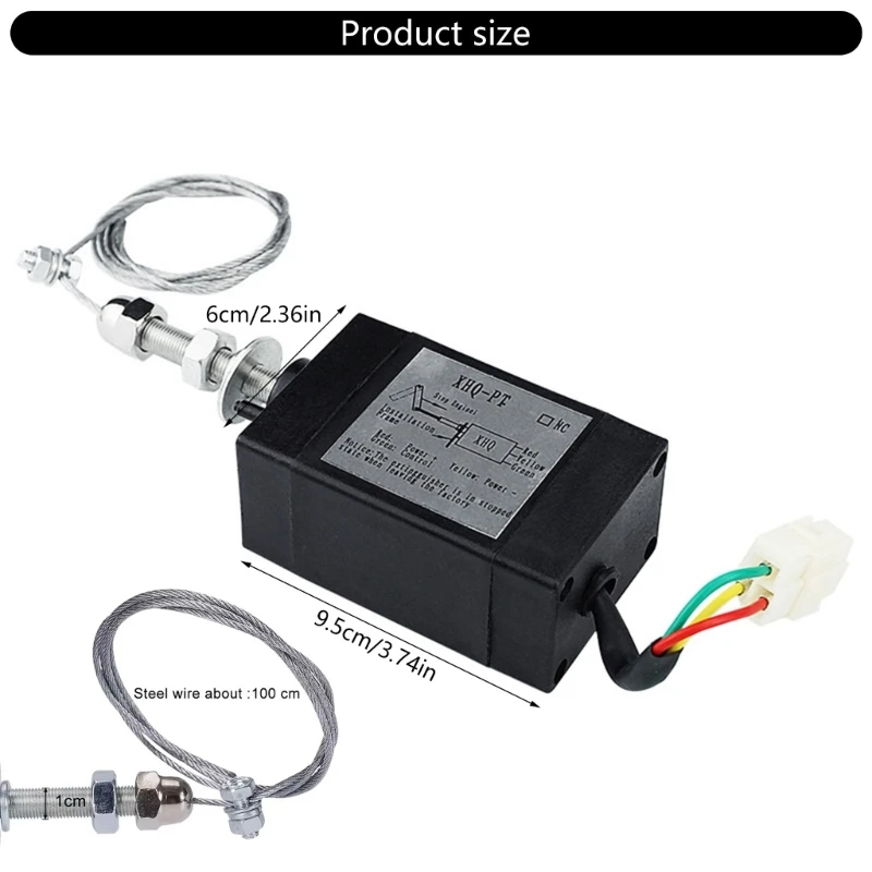 Электромагнитные клапаны отключения подачи топлива двигателя X6HF, электрический стоп-соленоид для электрогенераторов 
Электромагнитные клапаны отключения подачи топлива двигателя X6HF, электрический стоп-соленоид для электрогенераторов