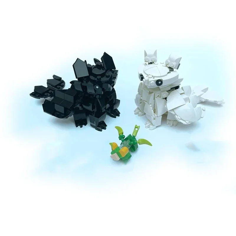368pcs MOC His Dragon Companion Nightes Fury/Lightes Fury Building Blocks Christmas Gift Master Collector Edition Model
368pcs MOC His Dragon Companion Nightes Fury/Lightes Fury Building Blocks Christmas Gift Master Collector Edition Model