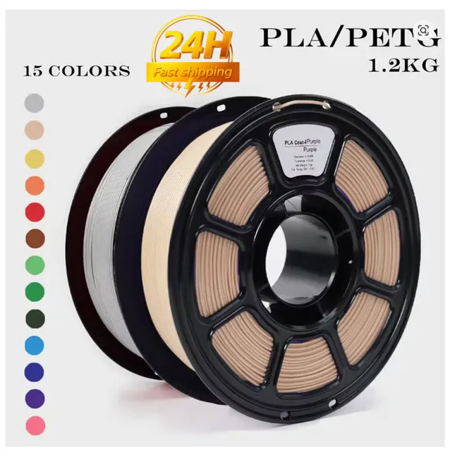 3D PETG Filament 1.75mm +/-0.02mm 1100g PLA Printer Filament Neatly Wound 3D Printing Material For Bambu FDM 3D Printer
3D PETG Filament 1.75mm +/-0.02mm 1100g PLA Printer Filament Neatly Wound 3D Printing Material For Bambu FDM 3D Printer