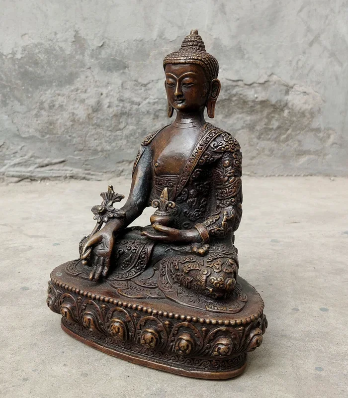 Буддизм старая бронзовая статуя ручной работы bhagavan Bhaisajya Будда Гуаньинь Шакьямун
Буддизм старая бронзовая статуя ручной работы bhagavan Bhaisajya Будда Гуаньинь Шакьямун