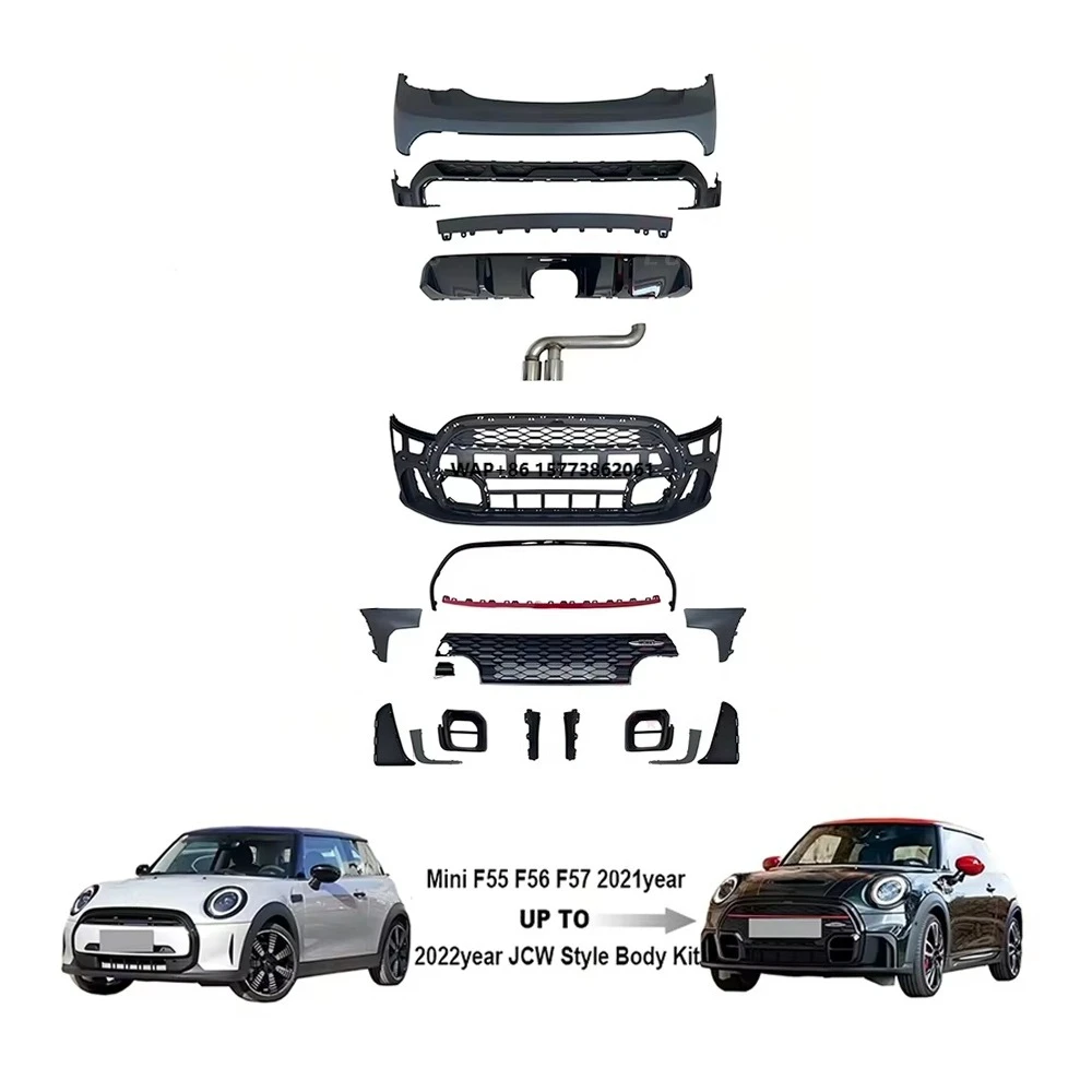 Car Bumper Guard Bodykit for 2021 Mini F55 Cooper Mini F56 Cooper Mini F57 Cooper to 2022 JCW Style Front Bumper Rear Bumper
Car Bumper Guard Bodykit for 2021 Mini F55 Cooper Mini F56 Cooper Mini F57 Cooper to 2022 JCW Style Front Bumper Rear Bumper