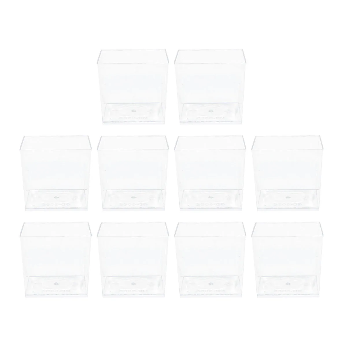 10pcs Square Disposable Cups Clear Plastic Dessert Jelly Mousse Yogurt Juice Containers Reusable Catering Events
10pcs Square Disposable Cups Clear Plastic Dessert Jelly Mousse Yogurt Juice Containers Reusable Catering Events