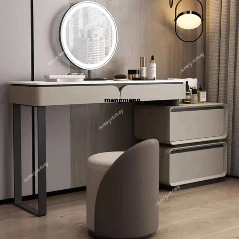 Luxury Stool Storage Dressers Bedroom Modern Make Up Table Dressers Vanity Desk Light Mirror Tocador De Maquillaje Furniture
Luxury Stool Storage Dressers Bedroom Modern Make Up Table Dressers Vanity Desk Light Mirror Tocador De Maquillaje Furniture