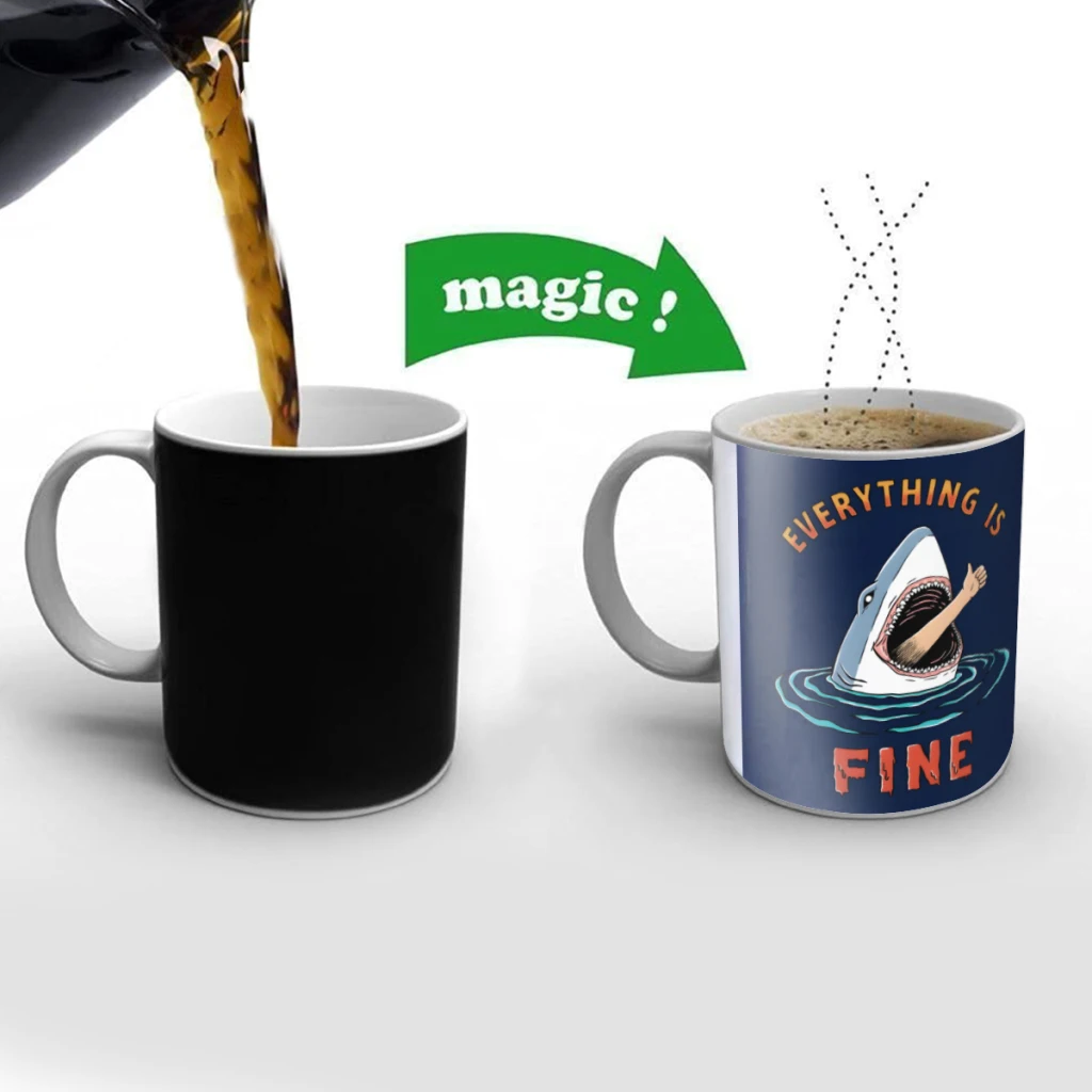 Everything is Fine Creativity Change Color Chang mug Ceramic mug Hot Coffee Cup Breakfast Cup Mug Friend Gift
Everything is Fine Creativity Change Color Chang mug Ceramic mug Hot Coffee Cup Breakfast Cup Mug Friend Gift