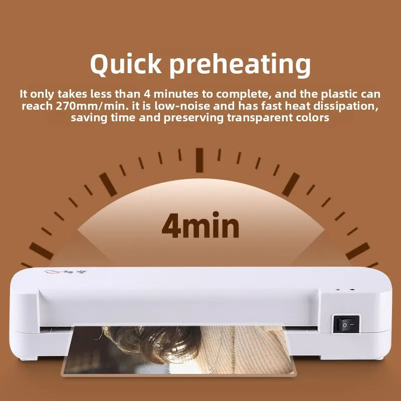 A4 Plastic Sealing Machine Photo Plastic Machine Photo Laminating Household Plastic Machine Small Office Mini Hot Laminating
A4 Plastic Sealing Machine Photo Plastic Machine Photo Laminating Household Plastic Machine Small Office Mini Hot Laminating