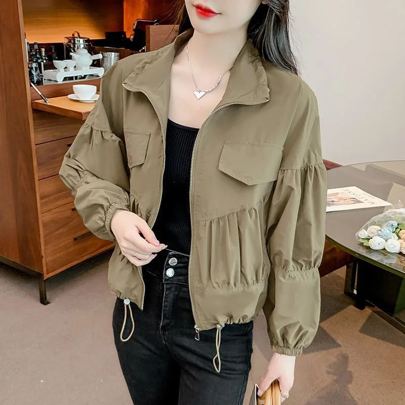 Stan Collar Spring And Autumn Jacket For Women's 2024 new Instagram Loose And Slimming Vintage Jacket Versatile Coat Lining Coat
Stan Collar Spring And Autumn Jacket For Women's 2024 new Instagram Loose And Slimming Vintage Jacket Versatile Coat Lining Coat