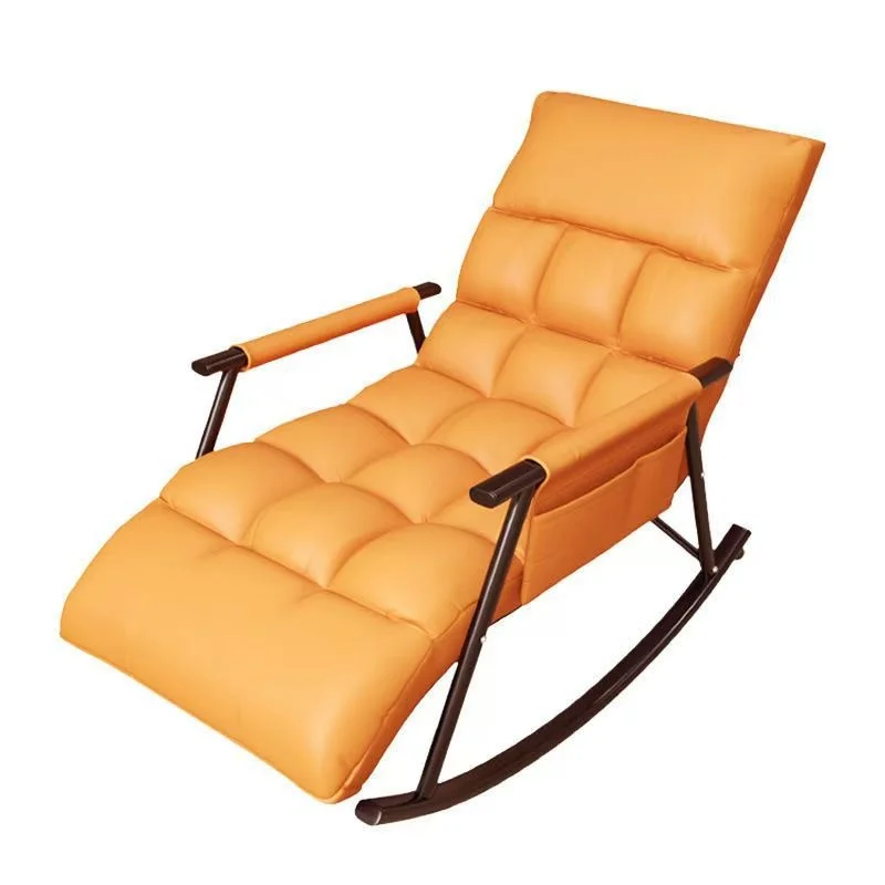#Simple Casual Modern Recliner Rocking Chair with Metal Frame Fabric Cover Saber Legs&Tufted Back-Ergonomic Design for Home Use
#Simple Casual Modern Recliner Rocking Chair with Metal Frame Fabric Cover Saber Legs&Tufted Back-Ergonomic Design for Home Use