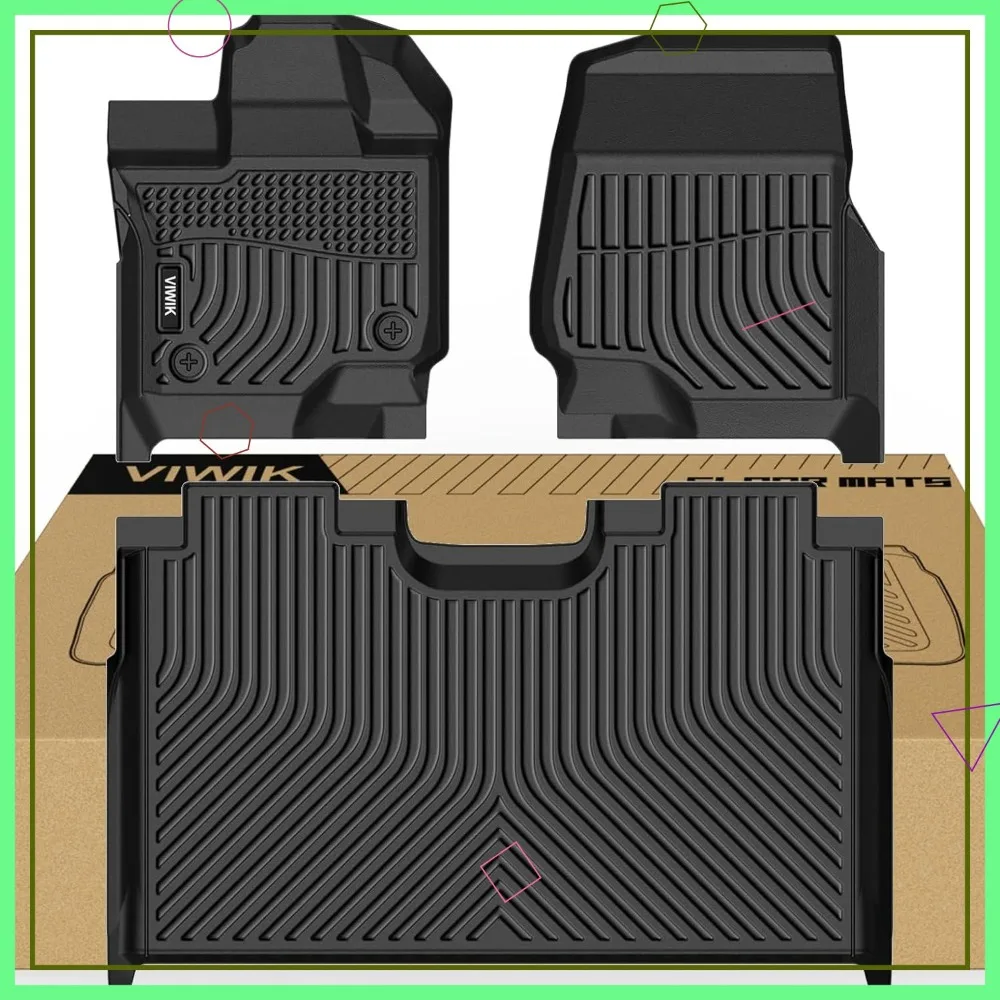 Custom Fit Floor Mats for 2015-2026 Ford F-150 SuperCrew & 2022-2026 Lightning | All-Weather TPE Anti-Slip Liners
Custom Fit Floor Mats for 2015-2026 Ford F-150 SuperCrew & 2022-2026 Lightning | All-Weather TPE Anti-Slip Liners