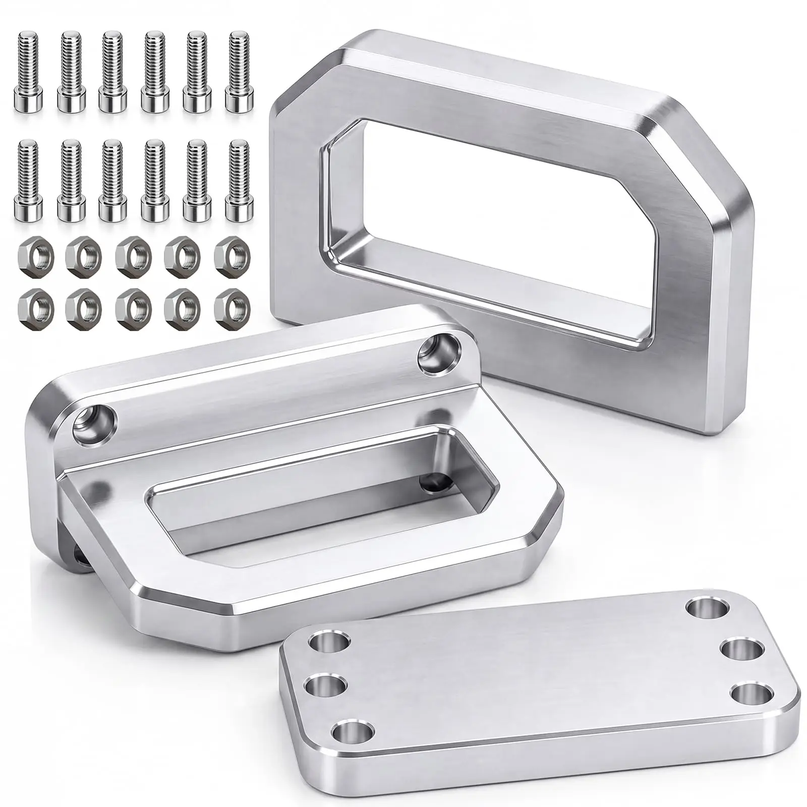 2pcs Heavy Duty Aluminum Front Tow Hooks For Ram 2500 3500 2WD 4WD 2003-2018 With D-Ring Shackle And Mounting Hardware
2pcs Heavy Duty Aluminum Front Tow Hooks For Ram 2500 3500 2WD 4WD 2003-2018 With D-Ring Shackle And Mounting Hardware