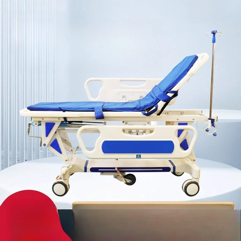Medical transfer vehicle Multifunctional patient ambulance Gastroscopy bed Lifting flat car Hydraulic transfer bed
Medical transfer vehicle Multifunctional patient ambulance Gastroscopy bed Lifting flat car Hydraulic transfer bed