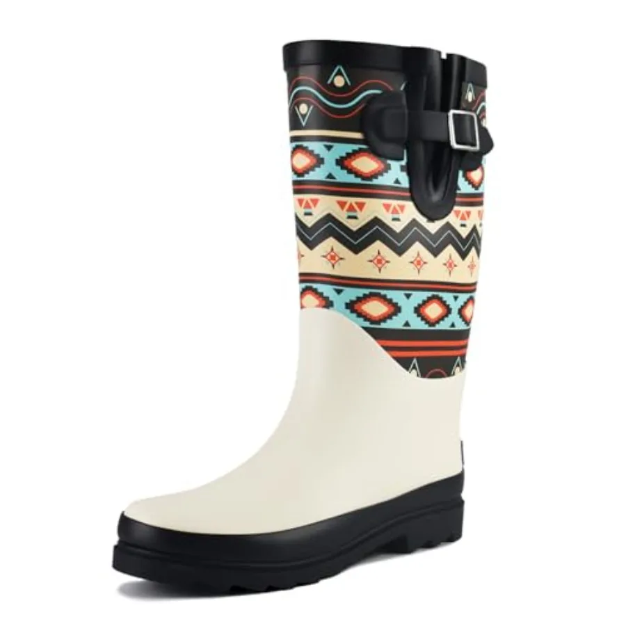 Rain Boots for Women, Waterproof Ladies Tall Knee High Rubber boots, Comfort Garden Boots Anti-Slip Mid Heel Women Rain Shoes O
Rain Boots for Women, Waterproof Ladies Tall Knee High Rubber boots, Comfort Garden Boots Anti-Slip Mid Heel Women Rain Shoes O