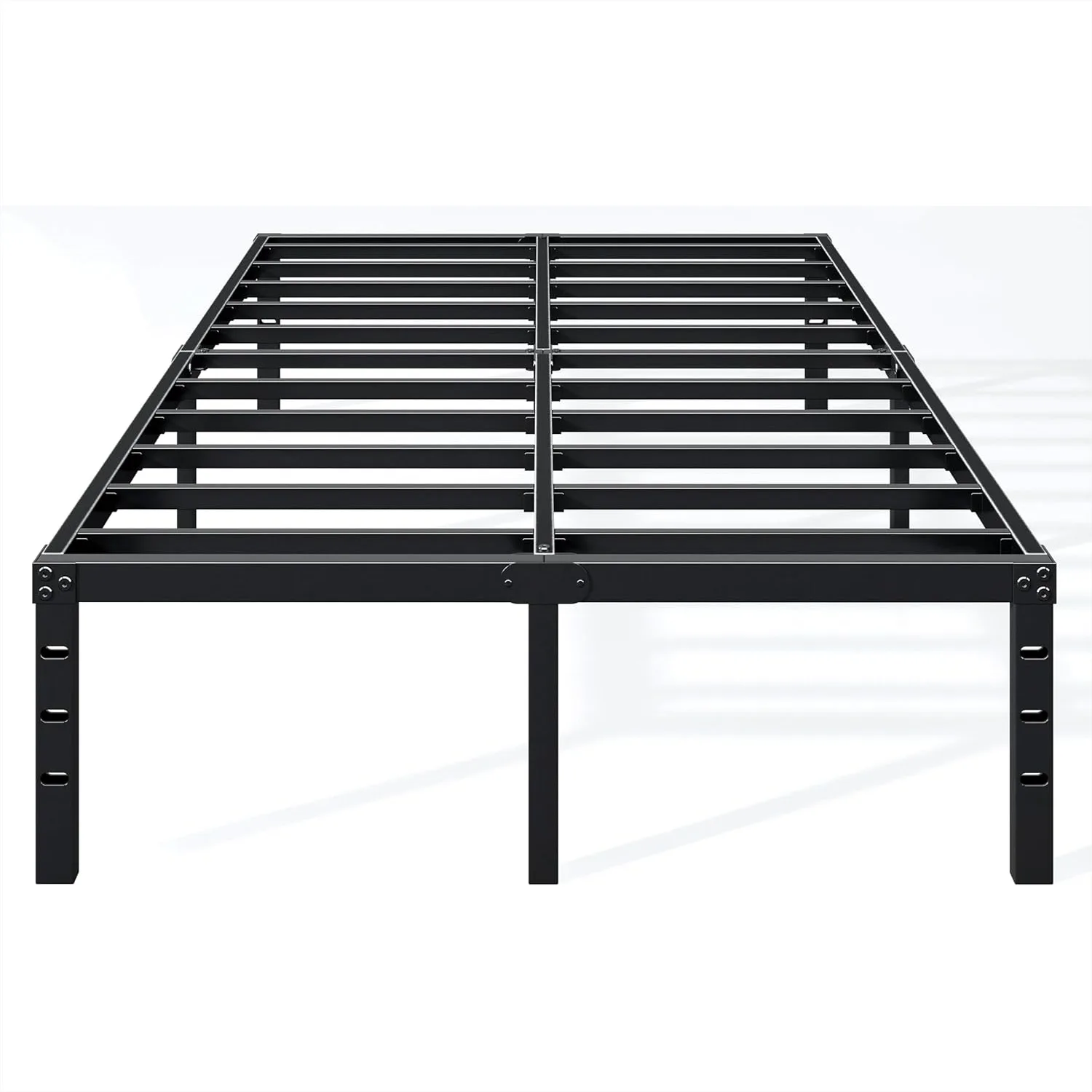 14 Inch Queen Bed Frame, Sturdy Metal Platform No Box Spring Needed, Heavy Duty Easy Assembly, Under Bed Storage, Black
14 Inch Queen Bed Frame, Sturdy Metal Platform No Box Spring Needed, Heavy Duty Easy Assembly, Under Bed Storage, Black