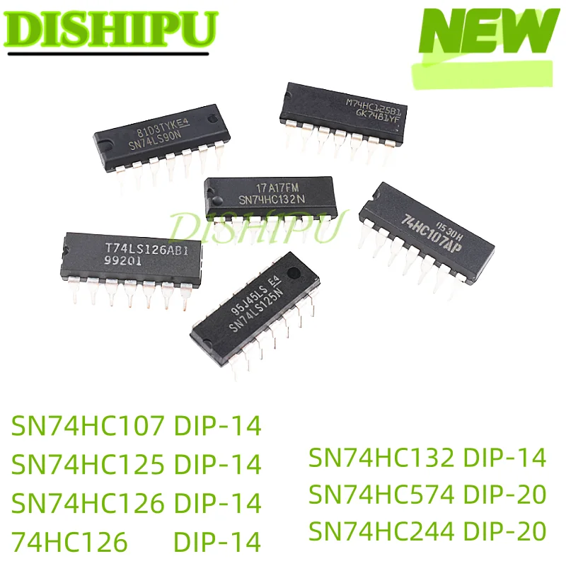 5PCS SN74HC107 SN74HC125 SN74HC126 74HC126 SN74HC132DIP-14 SN74HC574DIP-20 SN74HC244 Integrated circuit IC chip
5PCS SN74HC107 SN74HC125 SN74HC126 74HC126 SN74HC132DIP-14 SN74HC574DIP-20 SN74HC244 Integrated circuit IC chip