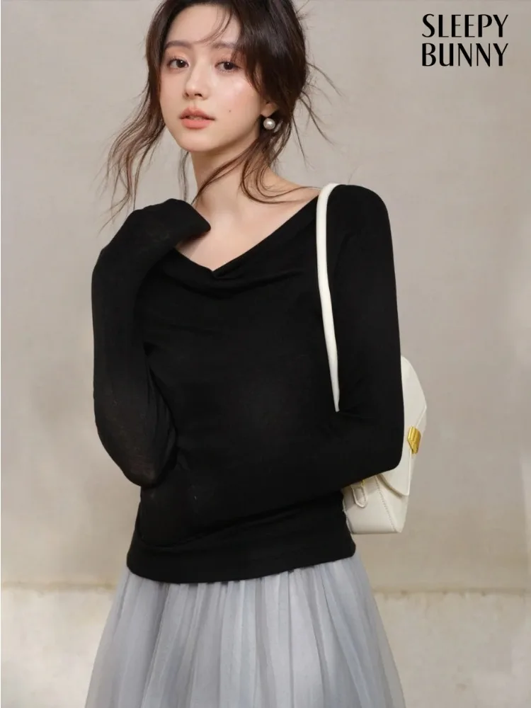 Футболка с капюшоном из смеси шерсти для женщин, облегающий топ с длинными рукавами, мягкий эластичный многослойный базовый элегантный осенне-зимний внутренний наряд
Футболка с капюшоном из смеси шерсти для женщин, облегающий топ с длинными рукавами, мягкий эластичный многослойный базовый элегантный осенне-зимний внутренний наряд