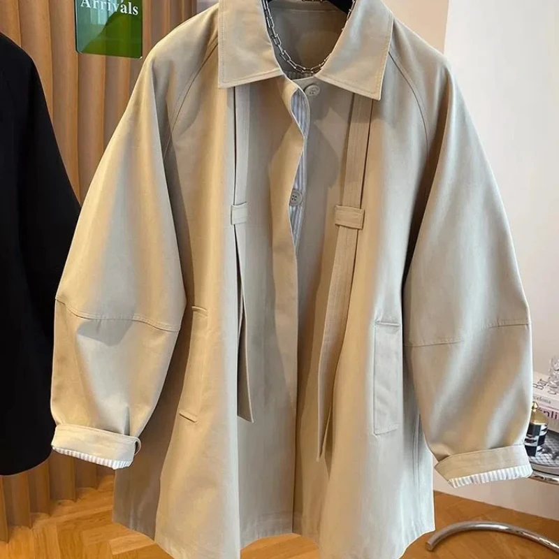 British Style Luxury Super Good-looking Korean Version Crisp and Loose Casual Temperament Windbreaker Jacket for Women
British Style Luxury Super Good-looking Korean Version Crisp and Loose Casual Temperament Windbreaker Jacket for Women