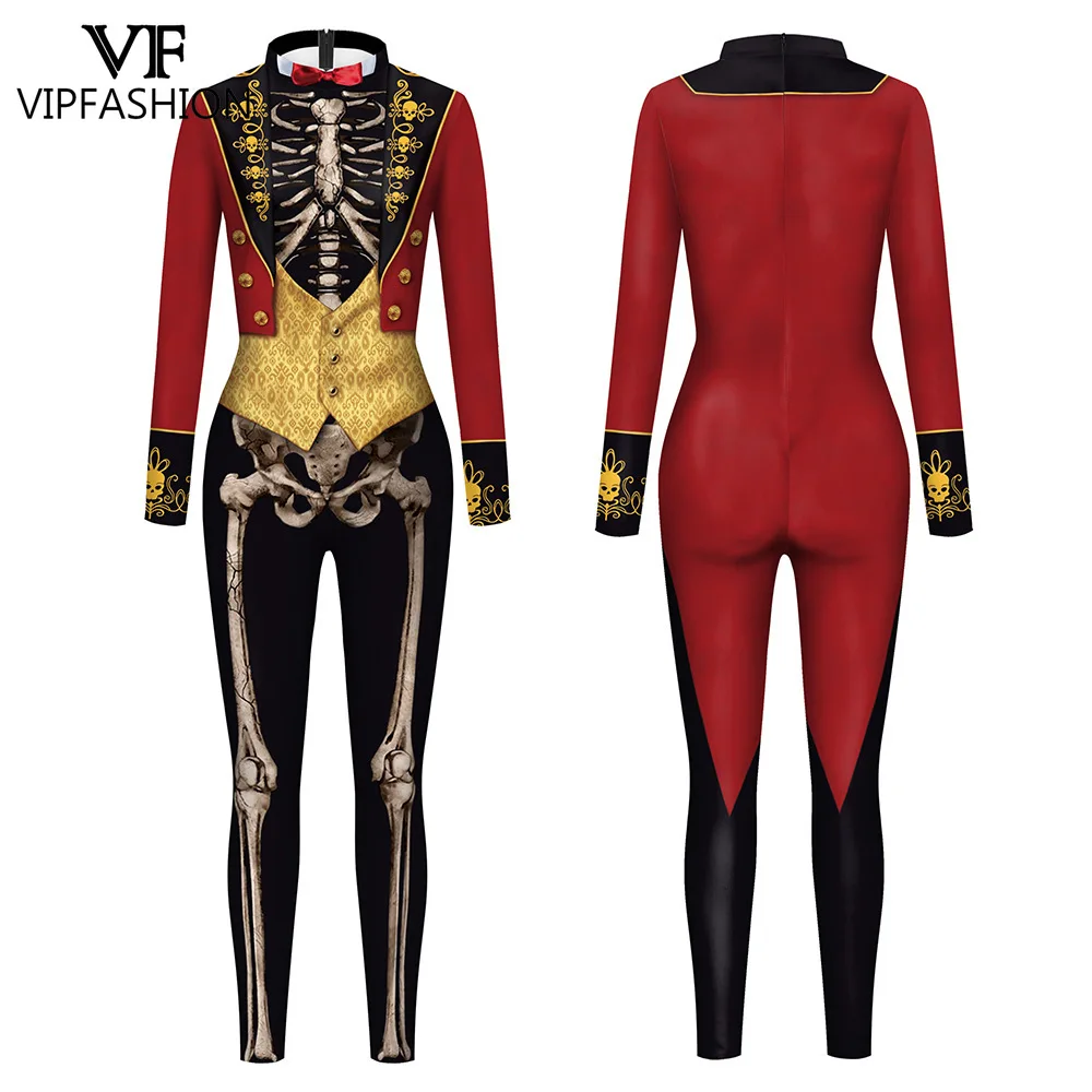 VIP FASHION Halloween Skeleton Tailcoat Printed Bodysuit Cosplay Jumpsuit Day of the Dead Costume Fancy Party Zentai Catsuit
VIP FASHION Halloween Skeleton Tailcoat Printed Bodysuit Cosplay Jumpsuit Day of the Dead Costume Fancy Party Zentai Catsuit
