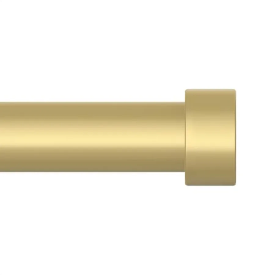 Gold Curtain Rods for Windows 48 to 84 Inch Adjustable Heavy Duty Decorative 1 Inch Diameter Curtain Rod with Modern End Cap De
Gold Curtain Rods for Windows 48 to 84 Inch Adjustable Heavy Duty Decorative 1 Inch Diameter Curtain Rod with Modern End Cap De