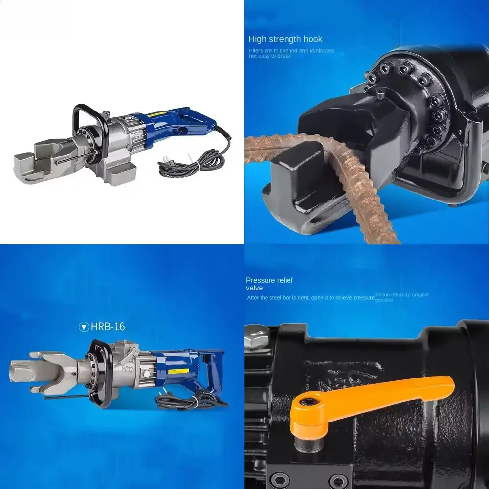 Electric Rebar Bender 16mm Portable Hydraulic Electric Rebar Steel Bender Bending Machine for Bending Rebar, Steel Bar
Electric Rebar Bender 16mm Portable Hydraulic Electric Rebar Steel Bender Bending Machine for Bending Rebar, Steel Bar
