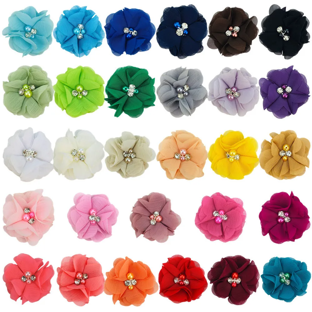 400 шт., аксессуары «сделай сам», сшитые вручную жемчужные шифоновые заколки для волос, повязка на голову, одежда, 28 цветов, большой бриллиант, оптовая продажа 
400 шт., аксессуары «сделай сам», сшитые вручную жемчужные шифоновые заколки для волос, повязка на голову, одежда, 28 цветов, большой бриллиант, оптовая продажа