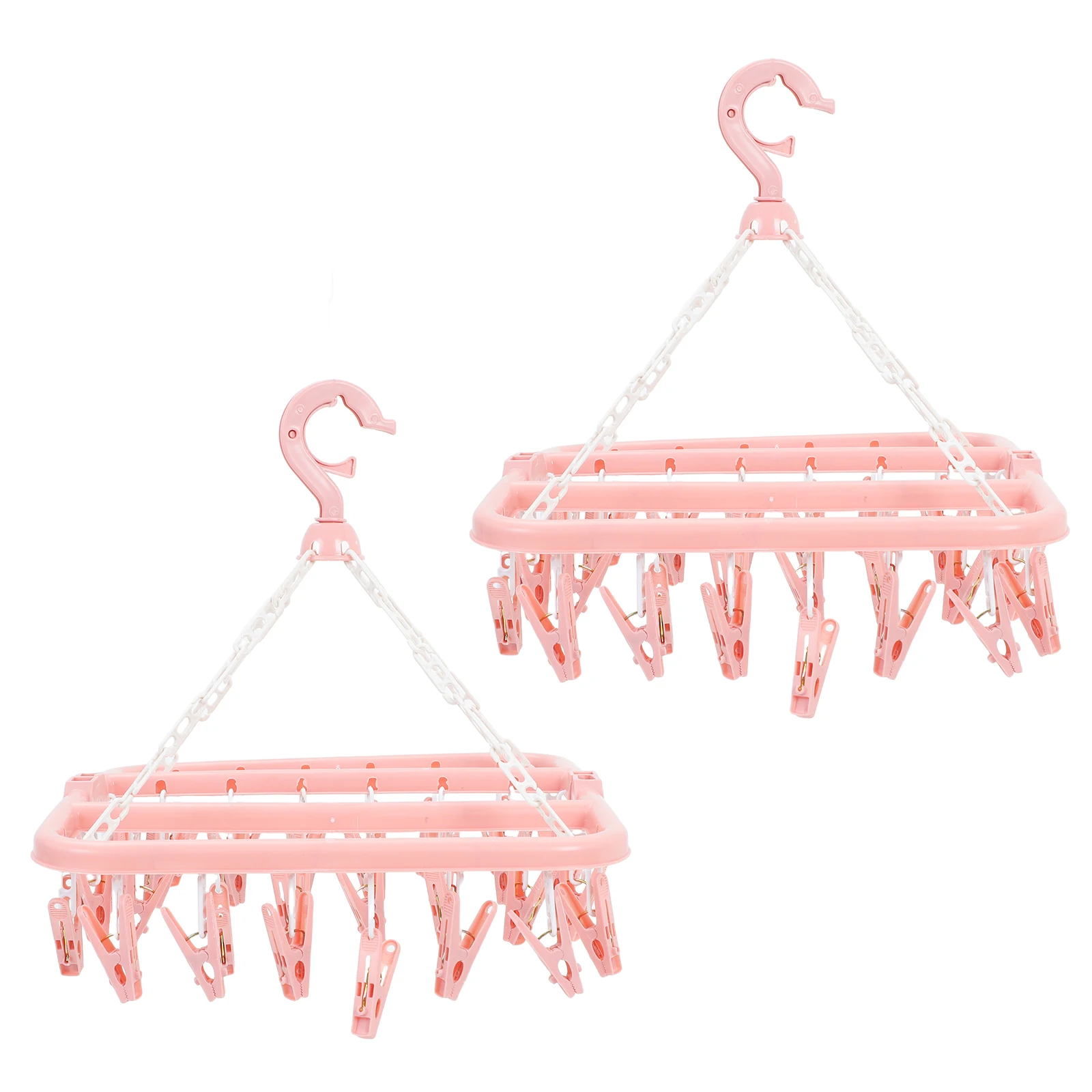 2pcs Strong Grip Foldable 360 Rotating Hook Laundry Rack With Multiple Socks Rack Windproof Clothes Clips Socks
2pcs Strong Grip Foldable 360 Rotating Hook Laundry Rack With Multiple Socks Rack Windproof Clothes Clips Socks