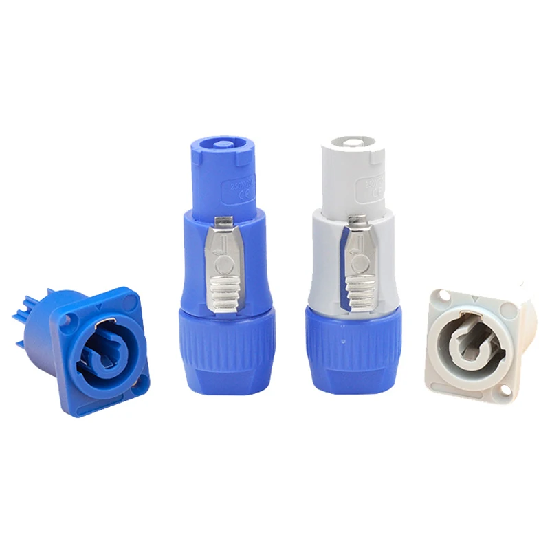 Powercon Connector Lockable Cable Connector + Chassis Socket for Electric Drill LED Screen Stage Lighting Power Connecting
Powercon Connector Lockable Cable Connector + Chassis Socket for Electric Drill LED Screen Stage Lighting Power Connecting