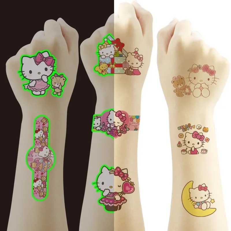 4-in-1 Sanrio Luminous Tattoo Sticker Set Hello Kitty Anime Action Figure Anime Merchandise Decoration Cute Girls Birthday Gifts
4-in-1 Sanrio Luminous Tattoo Sticker Set Hello Kitty Anime Action Figure Anime Merchandise Decoration Cute Girls Birthday Gifts