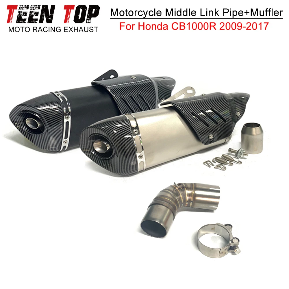 For Honda CB1000R Exhaust Systems Stainless Steel Moto Bike Exhaust Middle Link Pipe Muffler DB Killer 51mm cb1000r 2009-2017
For Honda CB1000R Exhaust Systems Stainless Steel Moto Bike Exhaust Middle Link Pipe Muffler DB Killer 51mm cb1000r 2009-2017
