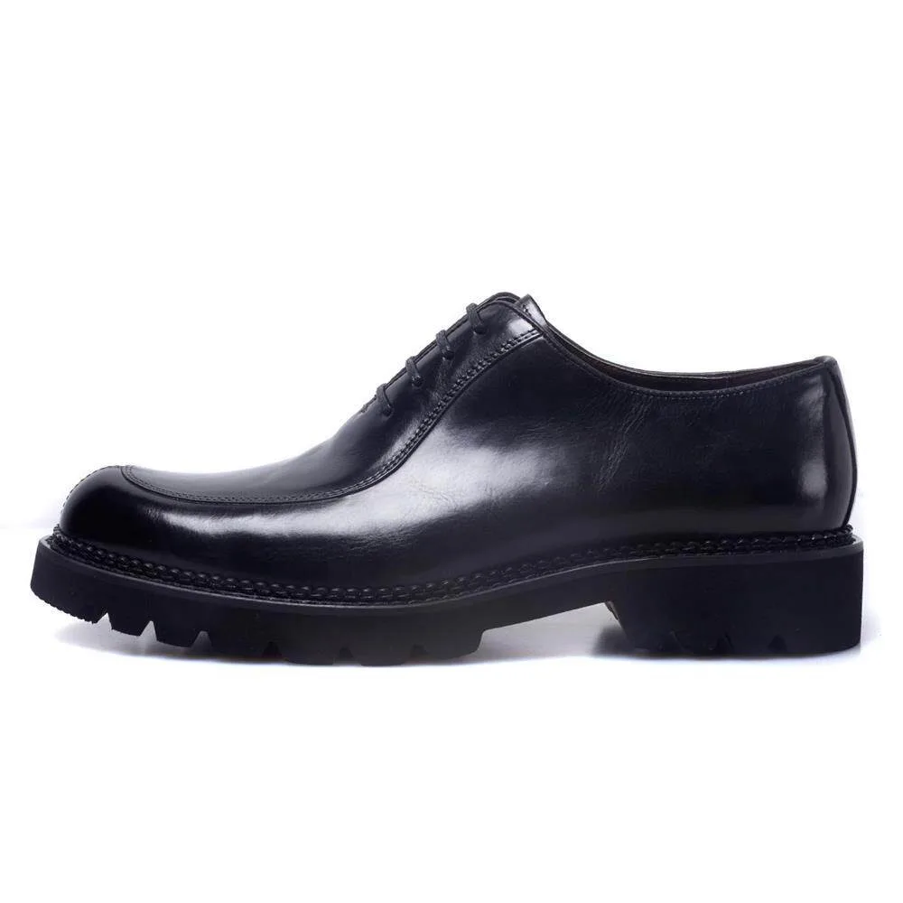 Genuine Full Grain Cowhide Men's Oxford Shoes Thick Sole British Style Formal Leather Shoes for Groom Wedding Business
Genuine Full Grain Cowhide Men's Oxford Shoes Thick Sole British Style Formal Leather Shoes for Groom Wedding Business