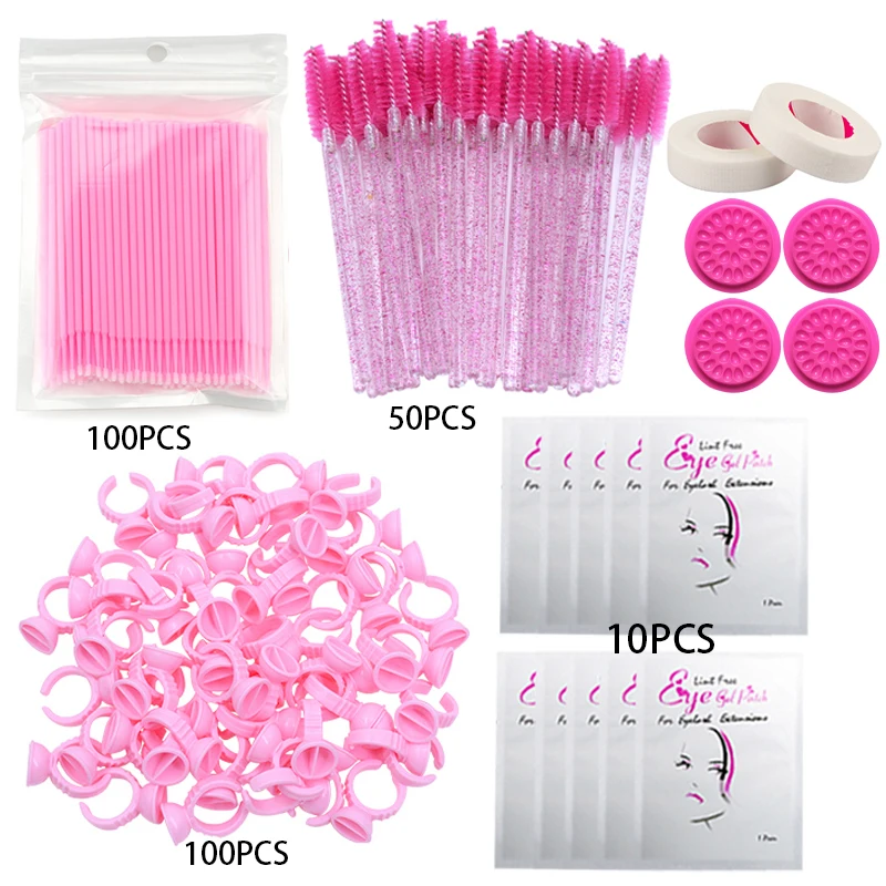 266PCS Eyelash Extension Set Eyelashes Disposable Micro Lashes Brushes Lifting Tape Holder Undereye Pads Makeup Tool
266PCS Eyelash Extension Set Eyelashes Disposable Micro Lashes Brushes Lifting Tape Holder Undereye Pads Makeup Tool