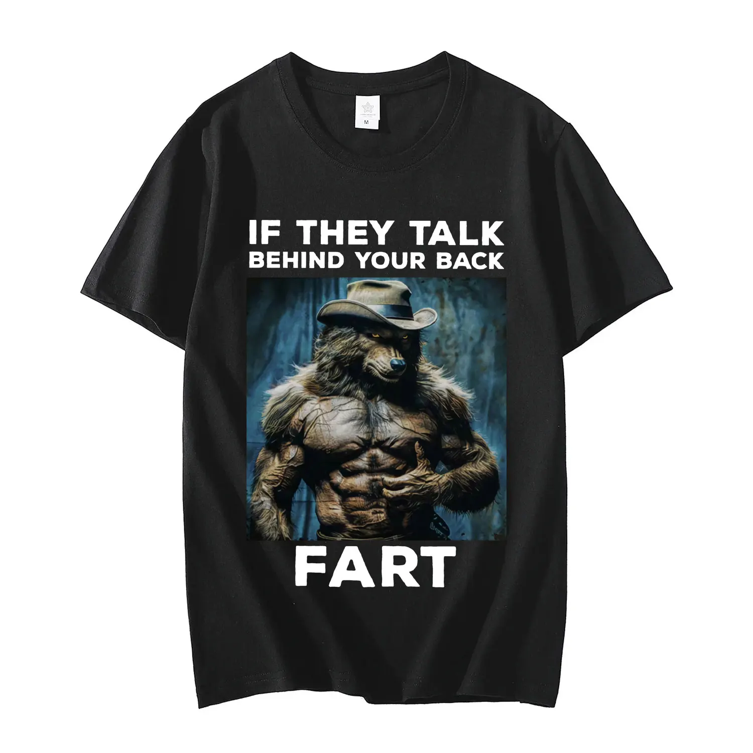 If They Talk Behind Your Back Fart Funny Werewolf Meme Graphic T Shirts Fashion Vintage Short Sleeve T-shirt Unisex Streetwear
If They Talk Behind Your Back Fart Funny Werewolf Meme Graphic T Shirts Fashion Vintage Short Sleeve T-shirt Unisex Streetwear