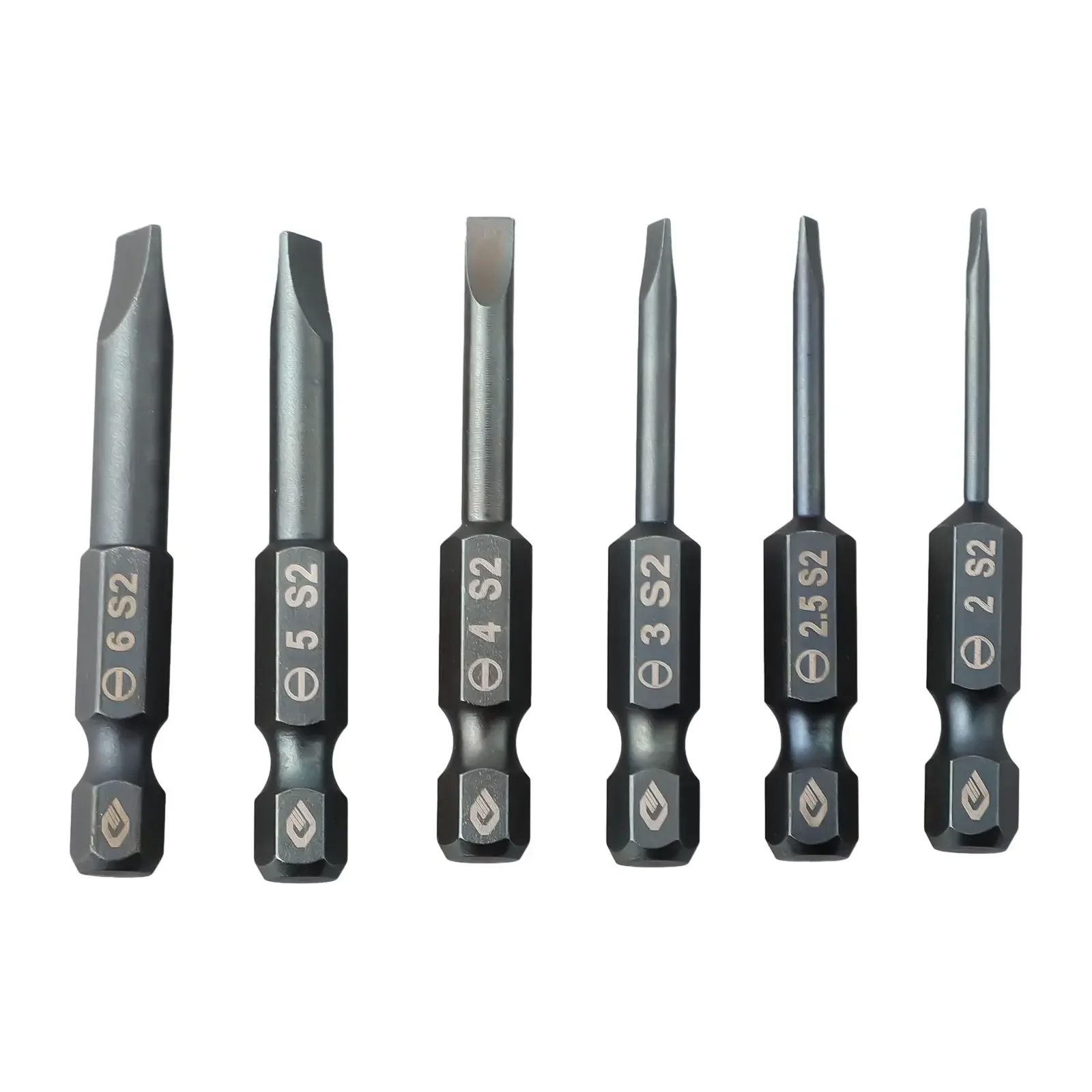1pc 1/4'' Hex Magnetic Slotted Screwdriver Bit Alloy-Steel Flat Head 2.0-6.0mm Driver Bits Hand Tool Screwdriver Drill 50mm
1pc 1/4'' Hex Magnetic Slotted Screwdriver Bit Alloy-Steel Flat Head 2.0-6.0mm Driver Bits Hand Tool Screwdriver Drill 50mm
