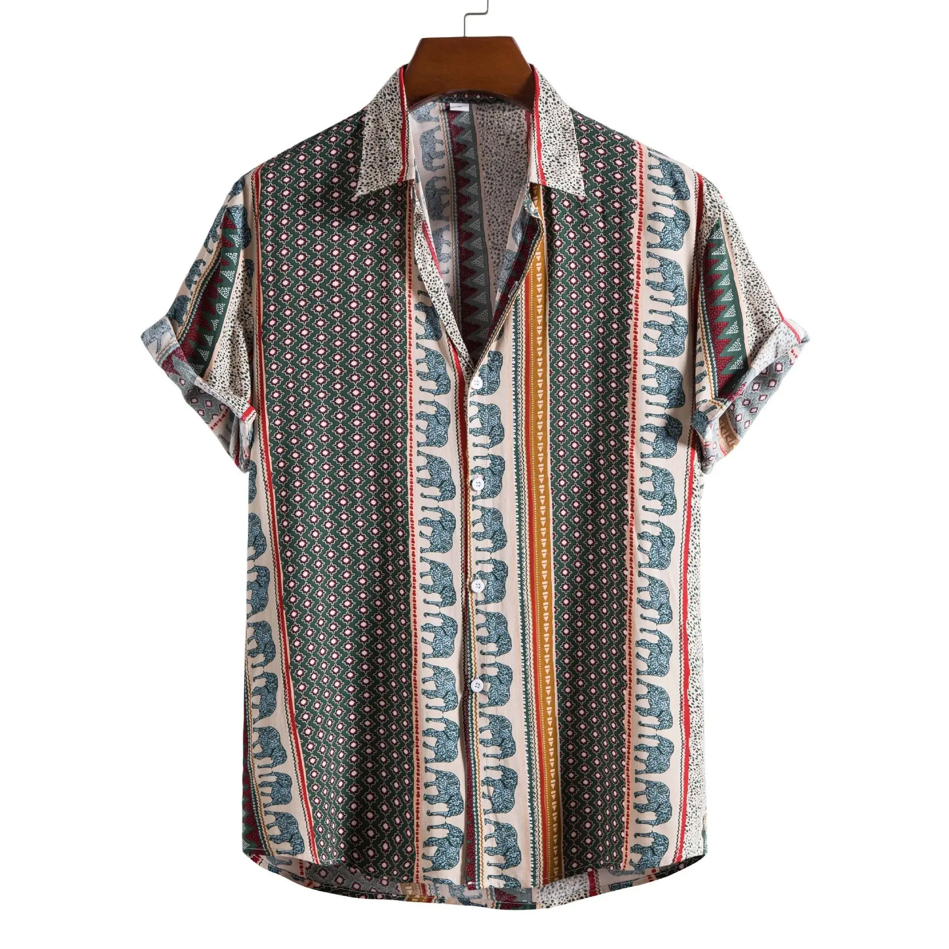 Vintage Floral Print Hawaiian Shirt Short Sve Men's Regular Thick Special Wide Fit Windsor Collar Four Seasons Universal
Vintage Floral Print Hawaiian Shirt Short Sve Men's Regular Thick Special Wide Fit Windsor Collar Four Seasons Universal