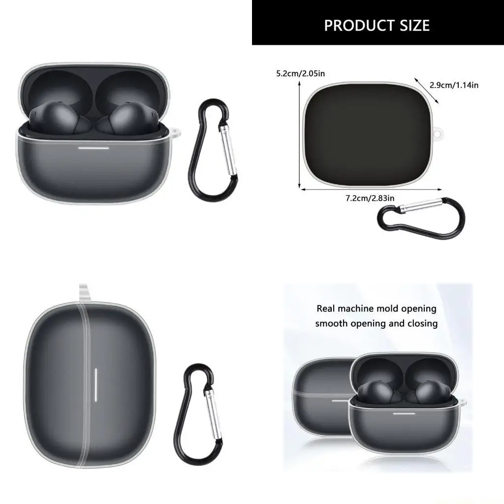 F62C Гибкий мягкий защитный чехол из ТПУ для наушников Buds 6, противоударный чехол для беспроводных наушников, устойчивый к для
F62C Гибкий мягкий защитный чехол из ТПУ для наушников Buds 6, противоударный чехол для беспроводных наушников, устойчивый к для