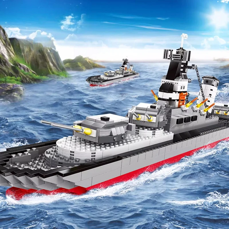 SEMBO Battleship Destroyer Building Blocks Children's Trendy Play Assembled Aircraft Carrier Model Desktop Ornaments Toys Gifts
SEMBO Battleship Destroyer Building Blocks Children's Trendy Play Assembled Aircraft Carrier Model Desktop Ornaments Toys Gifts