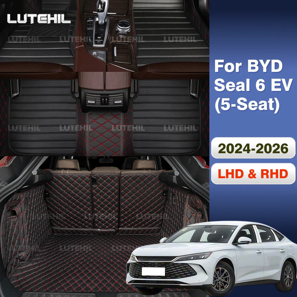 Car Floor Mats For BYD Seal 6 EV (5-Seat) 2024 2025 2026 Trunk mat Cargo Liner Protection Carpet Custom Floor Liners Accessories
Car Floor Mats For BYD Seal 6 EV (5-Seat) 2024 2025 2026 Trunk mat Cargo Liner Protection Carpet Custom Floor Liners Accessories