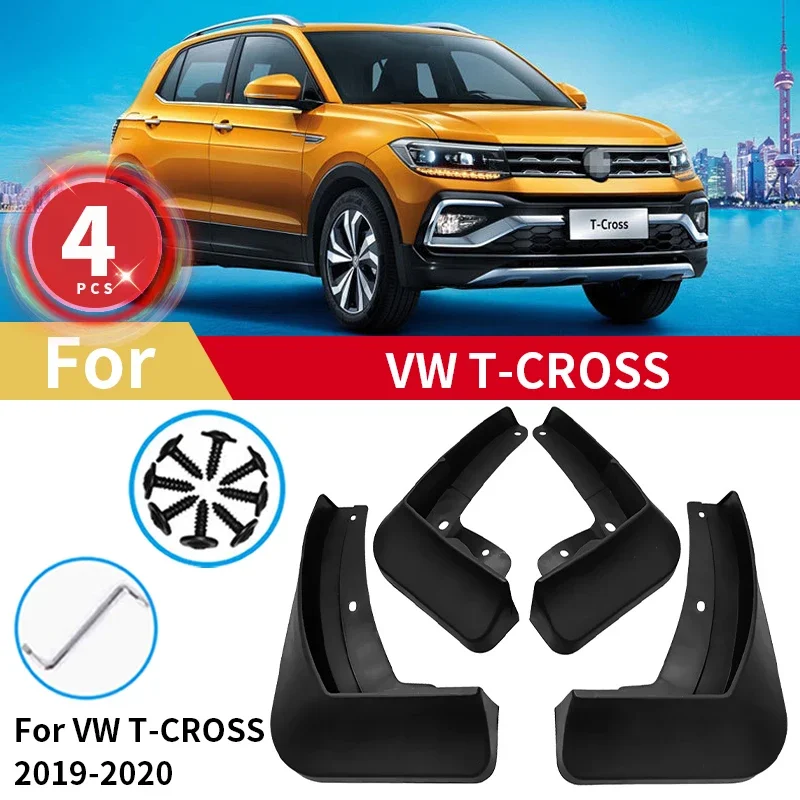 For Vw T Cross Volkswagen Fender T-Cross 2019 2020 Mud Flaps Front Rear Wheel Car Mudguard Cover Guards Mudflaps Accessories 4PC
For Vw T Cross Volkswagen Fender T-Cross 2019 2020 Mud Flaps Front Rear Wheel Car Mudguard Cover Guards Mudflaps Accessories 4PC