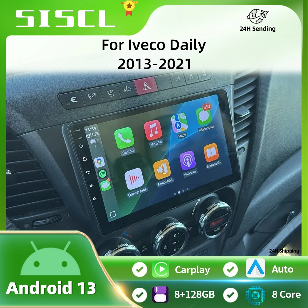 Car Radio Android 13 Carplay Auto WIFI+4G For Iveco Daily 2013-2021 Multimedia Video Player Navigation GPS Autoradio 2din 2 Din
Car Radio Android 13 Carplay Auto WIFI+4G For Iveco Daily 2013-2021 Multimedia Video Player Navigation GPS Autoradio 2din 2 Din