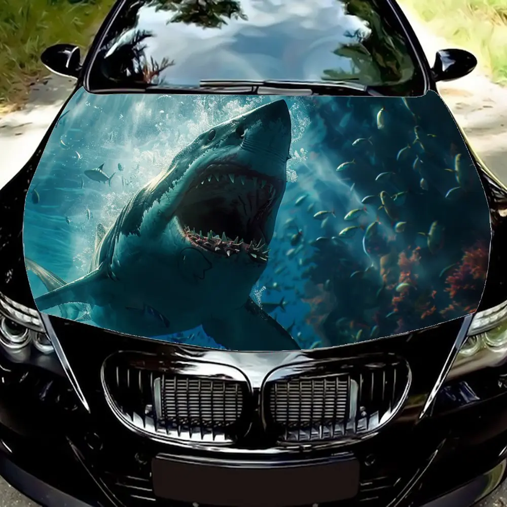 Fierce Sharks Under The Sea Car Hood Wrap Color Vinyl Sticker Truck Graphic Bonnet Auto Accessories Decoration Decal Gift
Fierce Sharks Under The Sea Car Hood Wrap Color Vinyl Sticker Truck Graphic Bonnet Auto Accessories Decoration Decal Gift