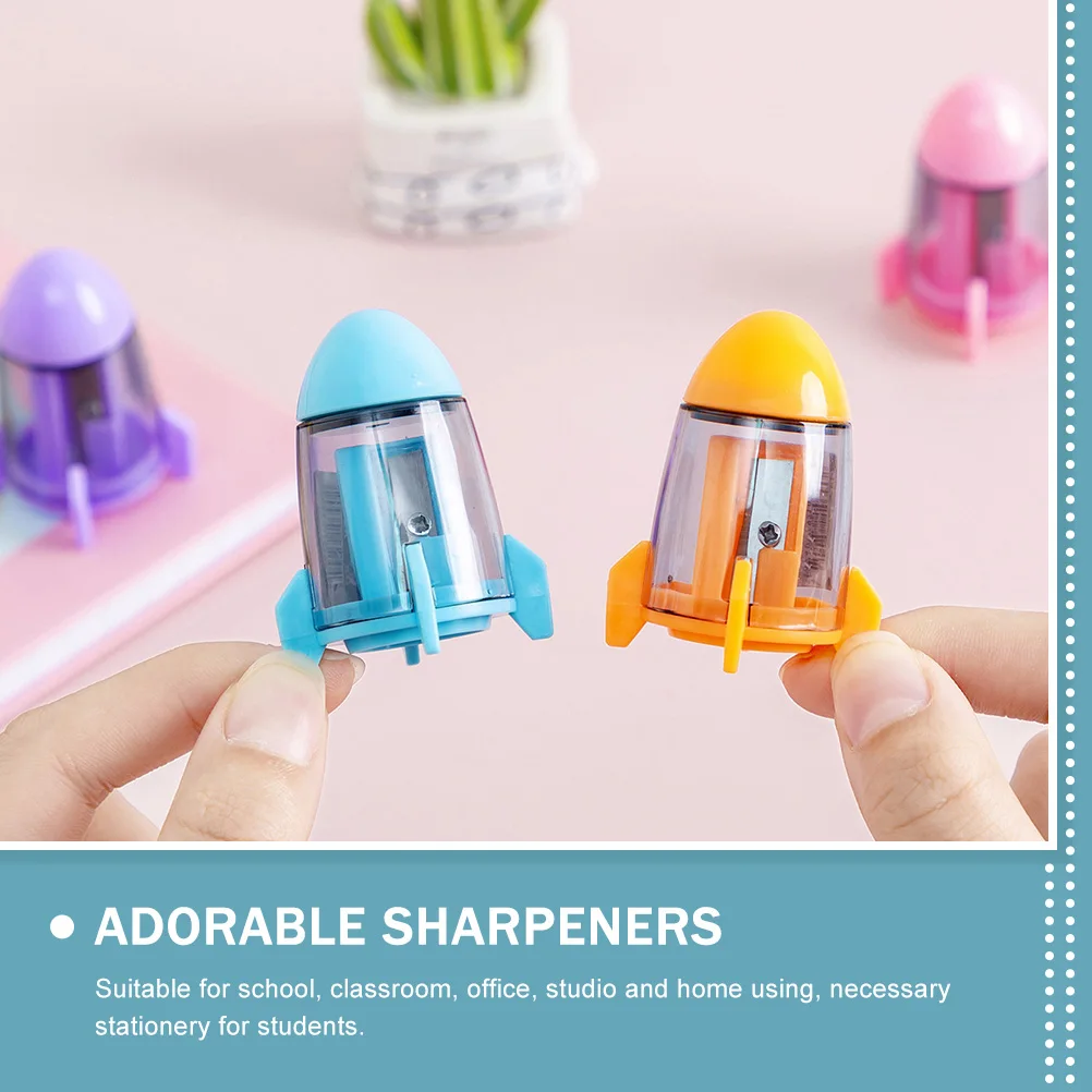 12 Pcs Rocket Sharpener Pencil Accessory Washable Convenient Kids Supply Metal Portable Preschool 
12 Pcs Rocket Sharpener Pencil Accessory Washable Convenient Kids Supply Metal Portable Preschool