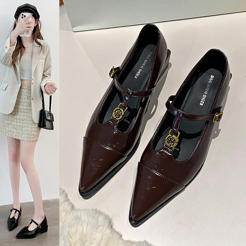 2025 Spring Women Pumps Women Shoes Pointed Toe Thin Heel High Heels Mary Janes Ladies Shoes Genuine Leather Red Wedding Shoes
2025 Spring Women Pumps Women Shoes Pointed Toe Thin Heel High Heels Mary Janes Ladies Shoes Genuine Leather Red Wedding Shoes