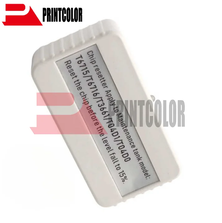 1PC T6716 Resetter be used for Epson WF-C5710 C5790 WFC5290 W-C5210 Maintenance Box Chip Decode
1PC T6716 Resetter be used for Epson WF-C5710 C5790 WFC5290 W-C5210 Maintenance Box Chip Decode