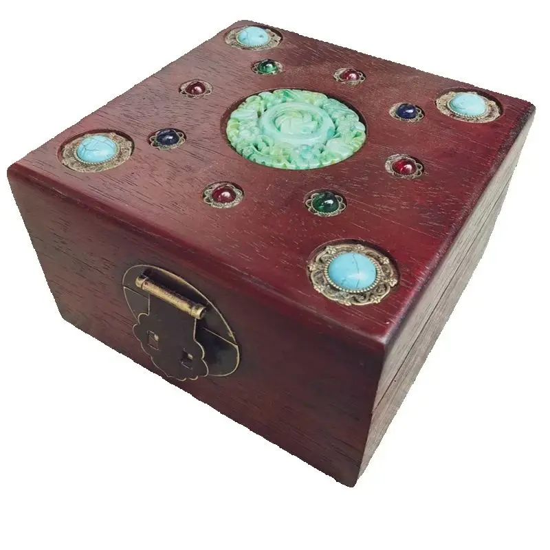 Chinese collection Vintage Pear Wooden Box Handcrafted jewelry and gemstones Inlay Jewelry Storage Decorative Treasure Chest
Chinese collection Vintage Pear Wooden Box Handcrafted jewelry and gemstones Inlay Jewelry Storage Decorative Treasure Chest