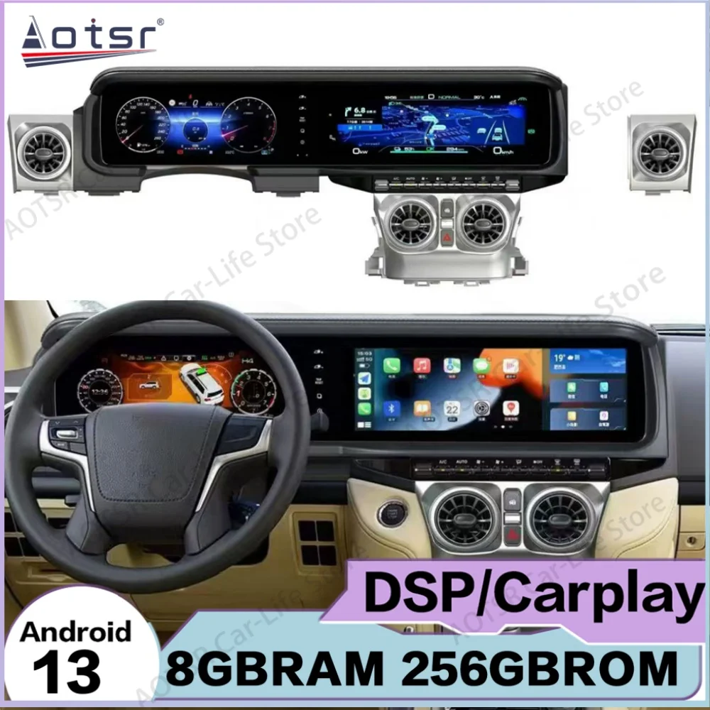 For Toyota Land Cruiser LC200 2008~2021 Qualcomm Dual Screen Android 13 Car Radio Multimedia Player GPS Navigation Head Uni
For Toyota Land Cruiser LC200 2008~2021 Qualcomm Dual Screen Android 13 Car Radio Multimedia Player GPS Navigation Head Uni