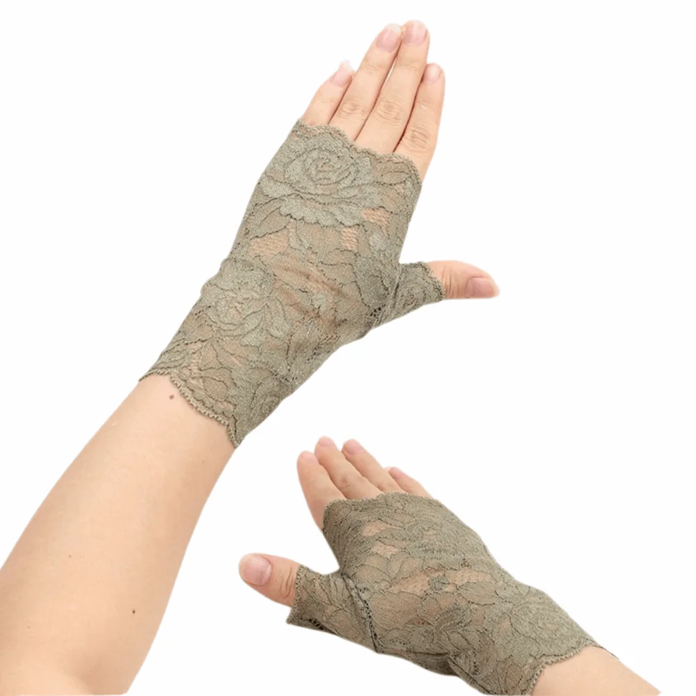 Flower Pattern Lace Sunscreen Gloves Thin Fabric Breathable Mesh Bridal Short Gloves Sun Protection Elastic Cuff Arm Sleeve
Flower Pattern Lace Sunscreen Gloves Thin Fabric Breathable Mesh Bridal Short Gloves Sun Protection Elastic Cuff Arm Sleeve