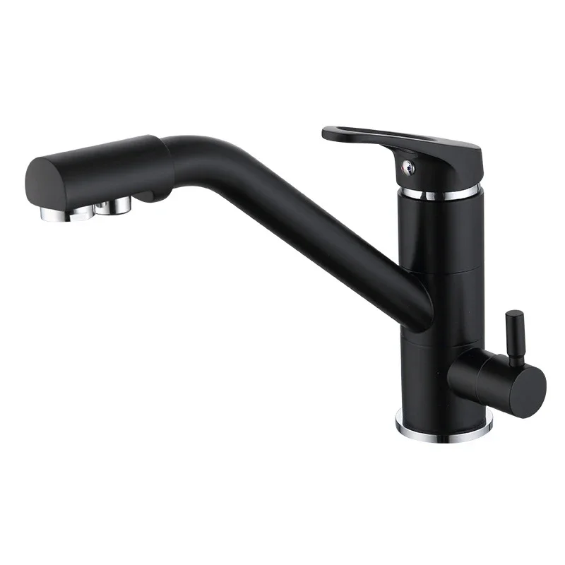 Brass Kitchen Faucet 3 in 1 Kitchen Faucet Filter Water Tap Mixer Faucet for Drinking, Kitchen Sink Cooking, Cleaning
Brass Kitchen Faucet 3 in 1 Kitchen Faucet Filter Water Tap Mixer Faucet for Drinking, Kitchen Sink Cooking, Cleaning