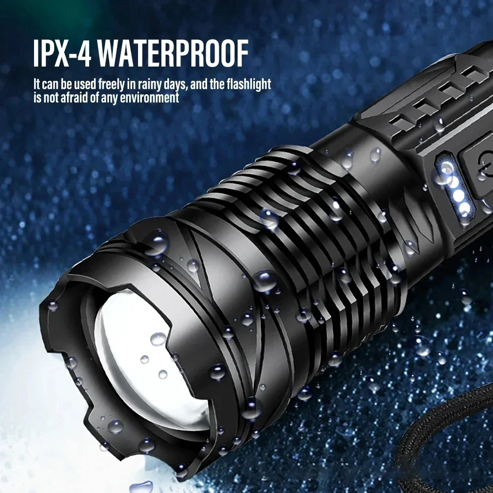 Powerful LED Flashlight Super Bright Rechargeable Portable Ultra Power Torch Lamp Outdoor Emergency Camping Lantern
Powerful LED Flashlight Super Bright Rechargeable Portable Ultra Power Torch Lamp Outdoor Emergency Camping Lantern