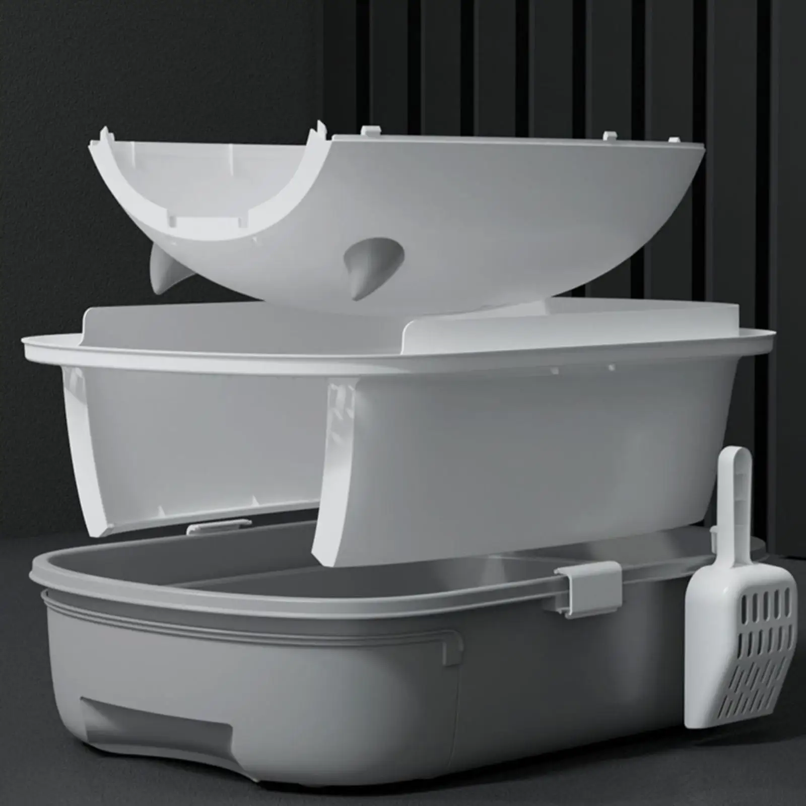 Hooded Cat , Hooded Pet Litter Tray, Removable Fully Enclosed Cat Toilet
Hooded Cat , Hooded Pet Litter Tray, Removable Fully Enclosed Cat Toilet