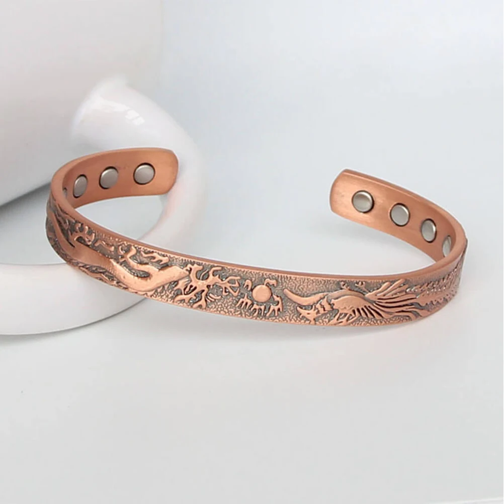 Copper Bracelet Unisex Bangle Red Men Women Premium Material Unique Design Suitable Daily Wear Party Prom
Copper Bracelet Unisex Bangle Red Men Women Premium Material Unique Design Suitable Daily Wear Party Prom